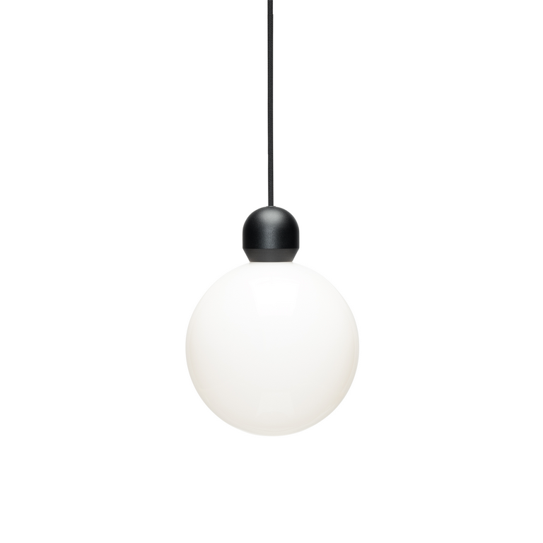 Pendant lamp atom black structure ⌀20cm belid