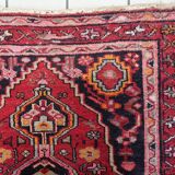 Antique Persian Hamadan rug 3.5' x 4.8' (107cm x 146cm) 1920s - 1C1207