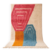 Moroccan wool rug 2/3 m