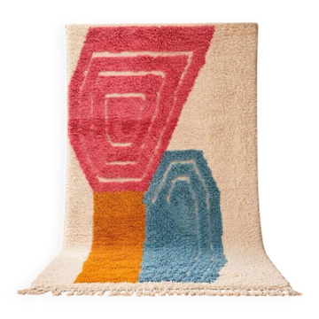 Tapis en laine marocaine 2/3 m