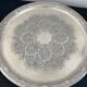 Round silver metal top - rosettes - frieze - Vintage - France