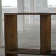 Primitive French shelf from the early 20th century in patinated oak, Wabi Sabi, 1920s.