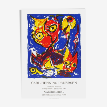 Affiche Carl-Henning Pedersen 1994