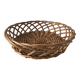 Large round rattan basket vintage 60s-70s