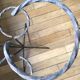 Wrought iron plant holders