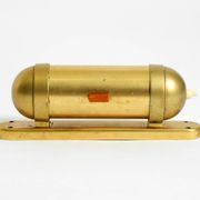 Original 1930s cabin submarine wall lamp in streamlined design