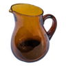 Amber glass pitcher / carafe