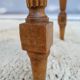 Louis XVI style piano bench in wood and cane