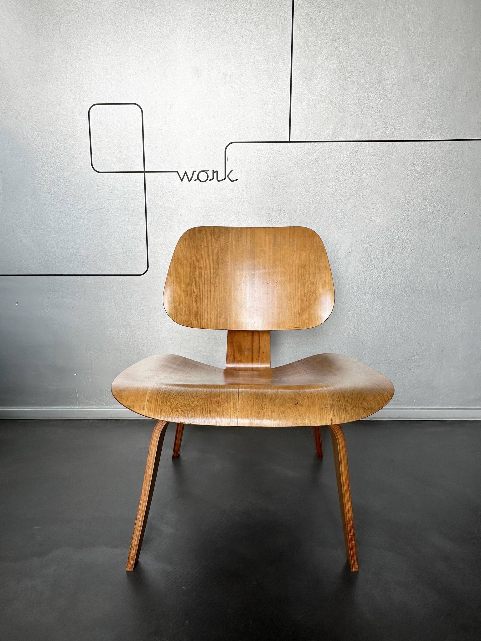 Fauteuil lounge LCW Charles & Ray Eames, Herman Miller / Evans, 1940s