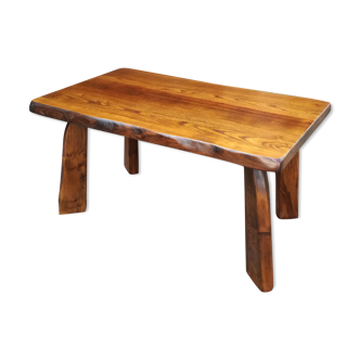 A brutal elm coffee table - 1970