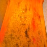 Art Nouveau desk lamp in bronze and gilded brass, 41 x 31 cm