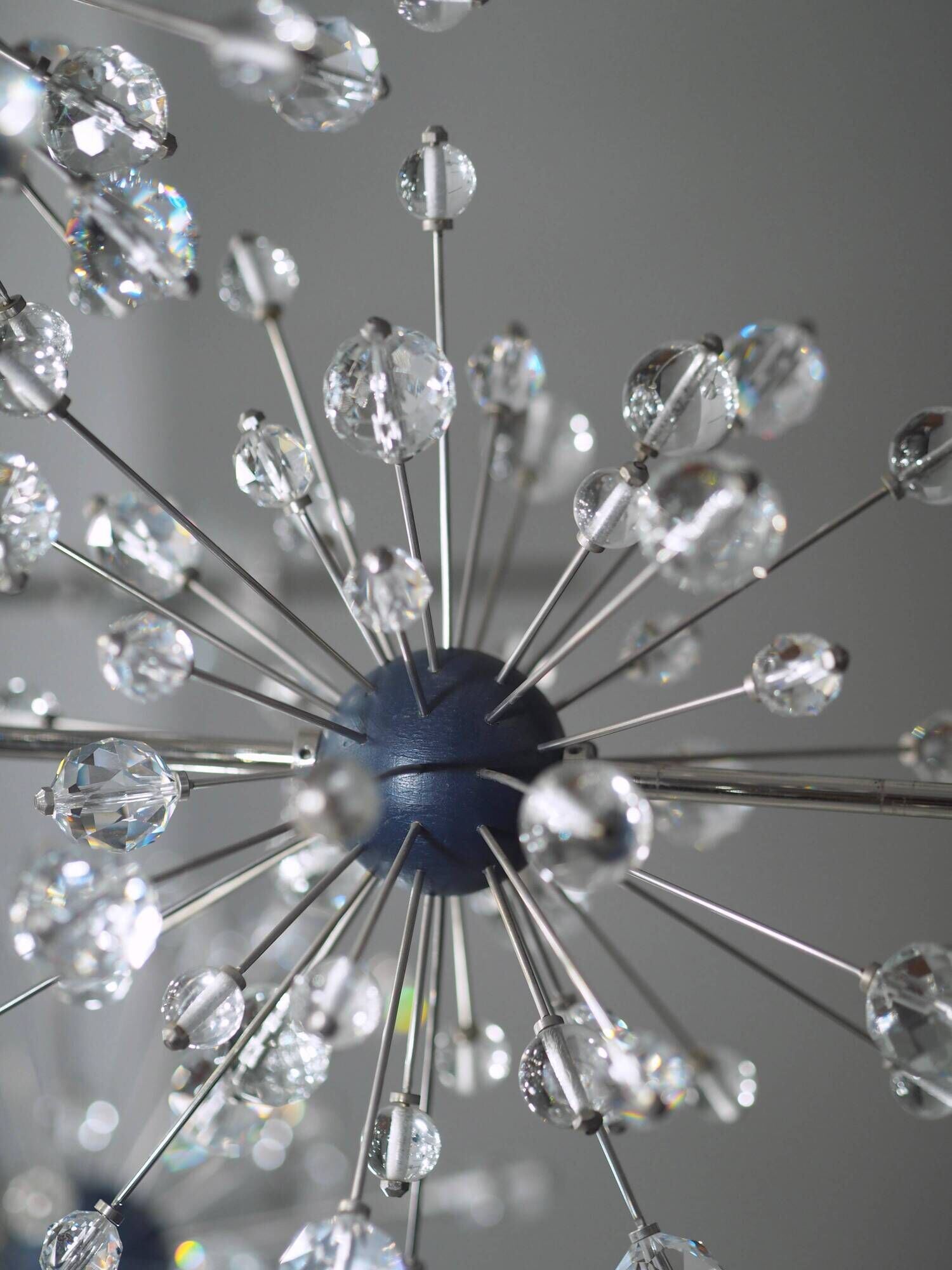 Chandelier "Metropolitan" Met Starburst by Grand J. & L. Lobmeyr, an extremely rare piece.
