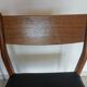 paire de chaises scandinaves style Fristho Franeker, assises rénovées