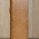 Armoire triple banque Art Déco en érable burr avec porte miroir, circa 1920