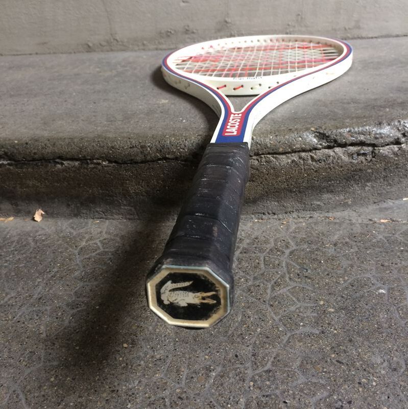 Vintage Lacoste tennis racket