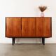 Teak highboard, Danish design, 1960s, production: Denmark