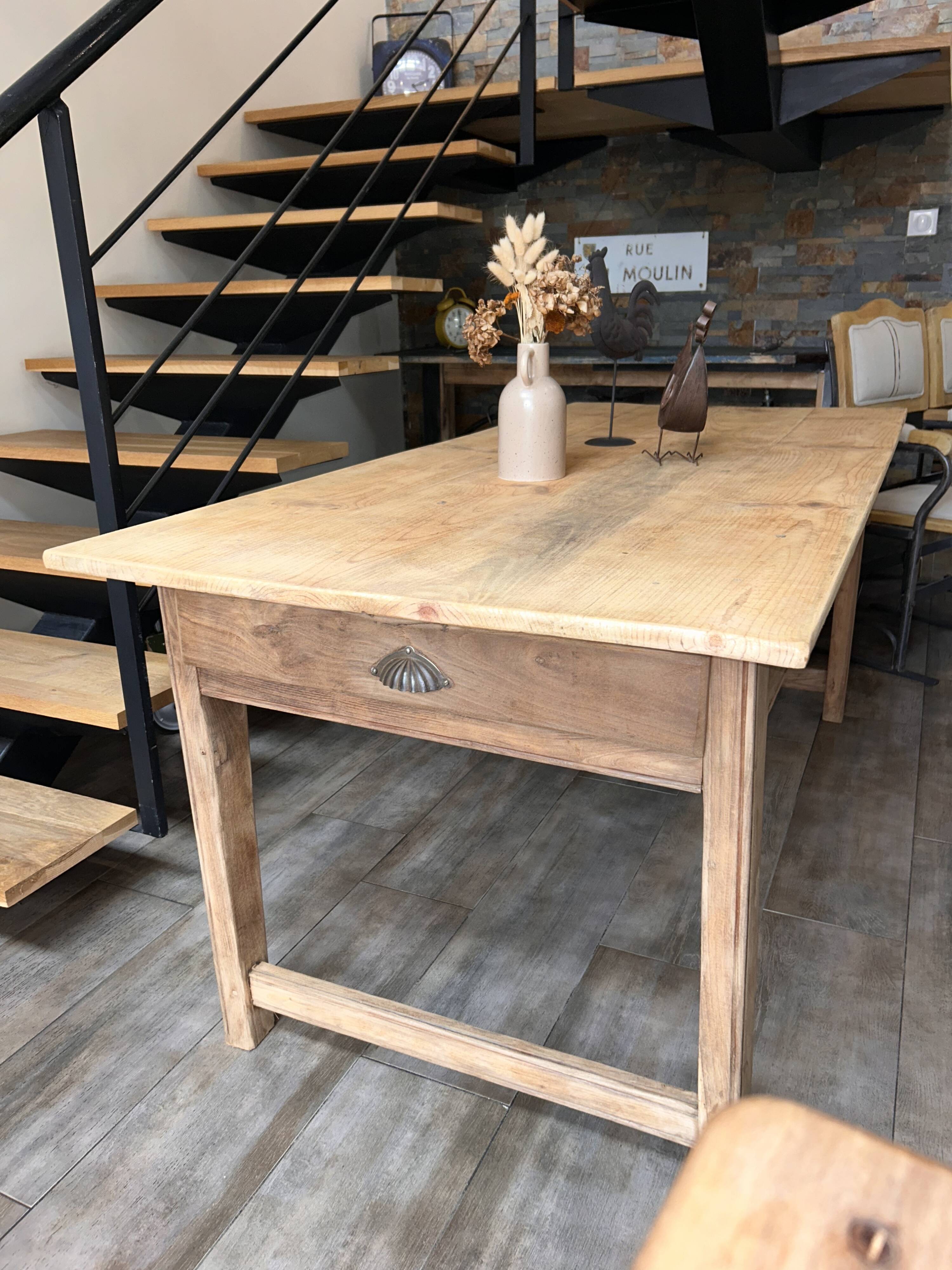 Renovated farmhouse table