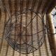 Salad basket opening star metal wire two handles