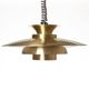Brass Pendant Light, Denmark 1980s