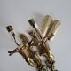 Antique Pair of Louis XV Style Gilt Metal Wall Sconces