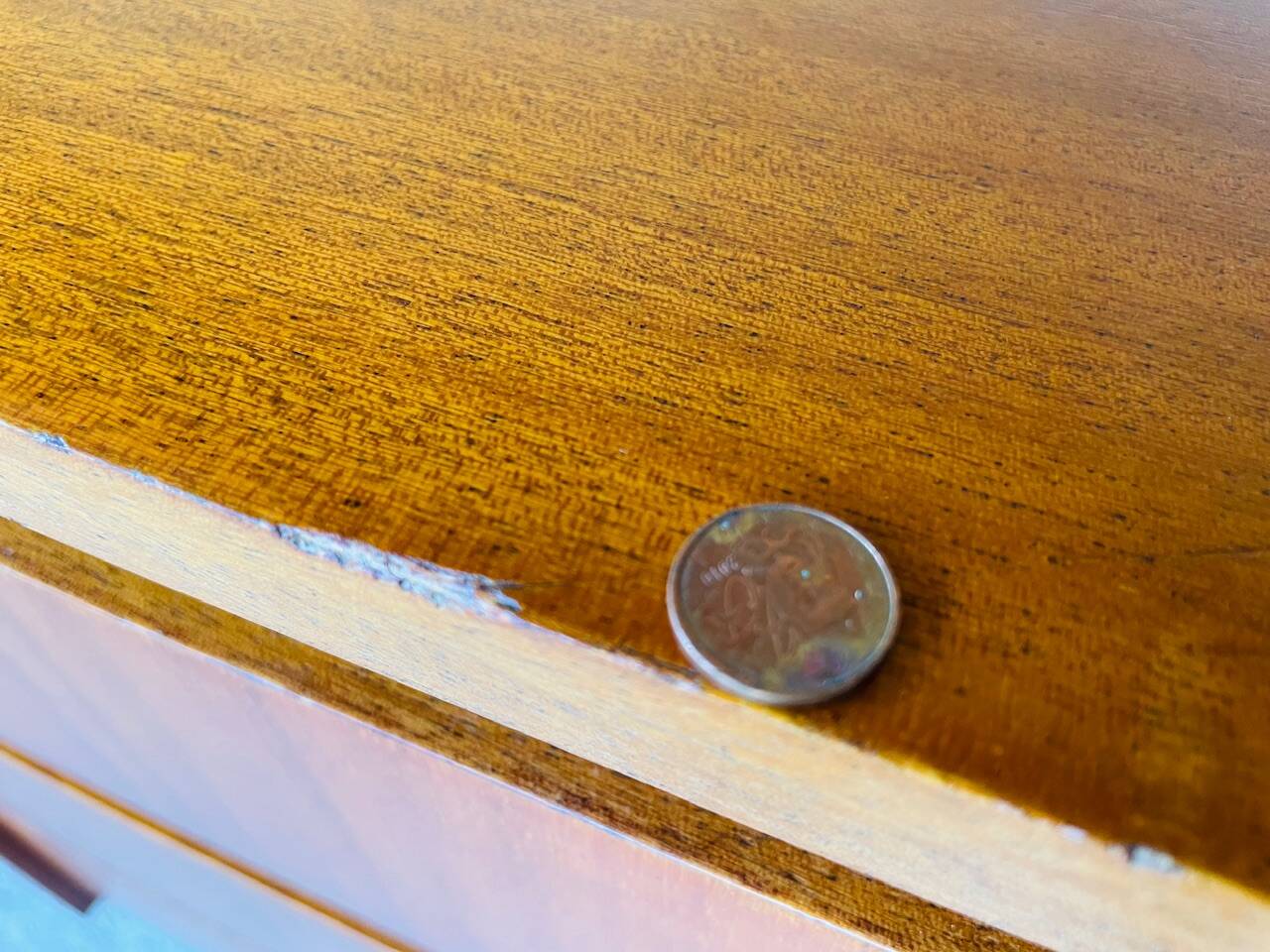 Scandinavian style teak chest of drawers, cira 60's