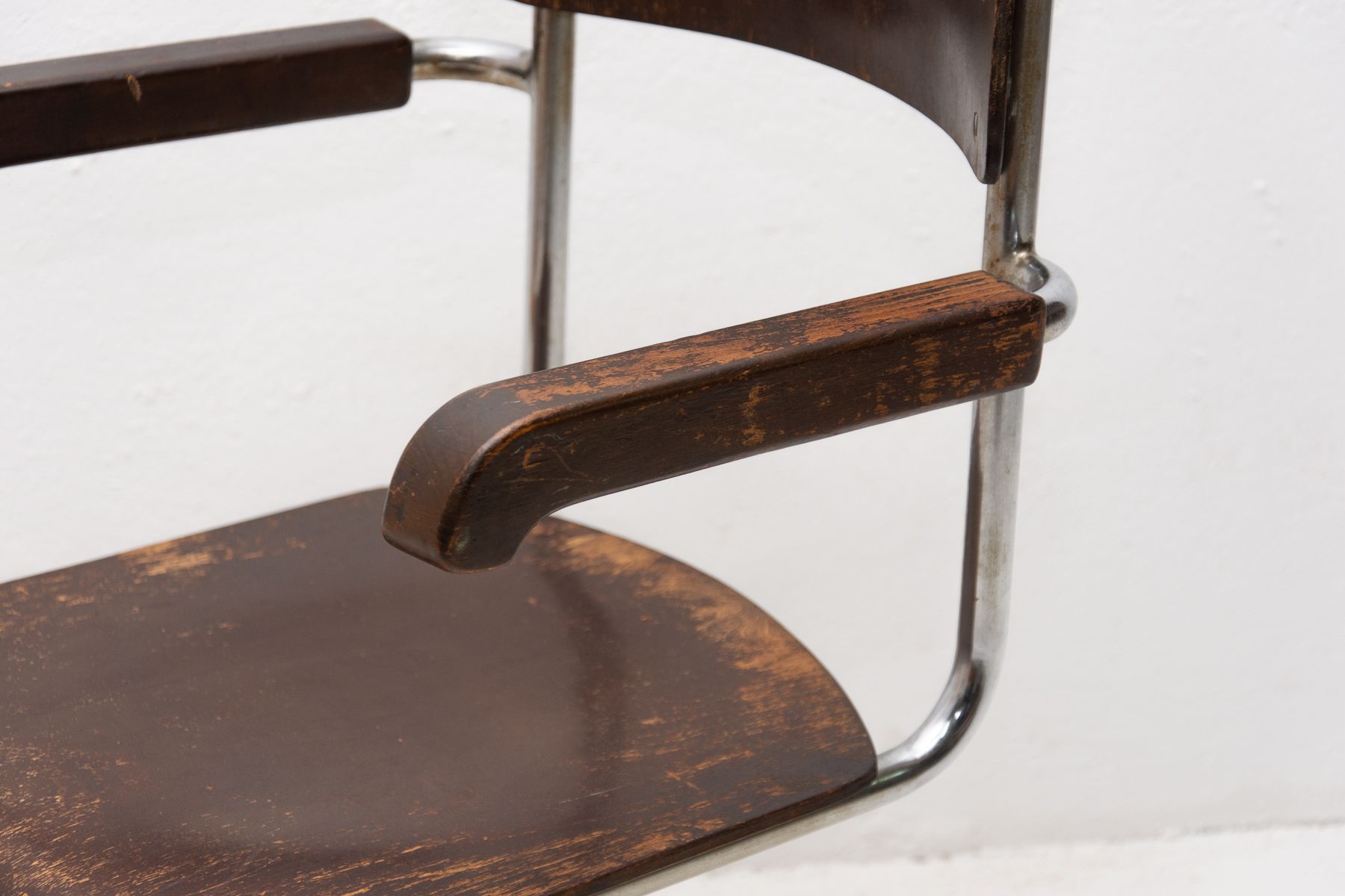 Writing desk chair by Robert Slezák, 1930s
