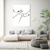 Le baiser n°1 - 30 x 42 cm