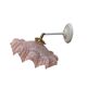 Pink Clichy glass tilting wall light