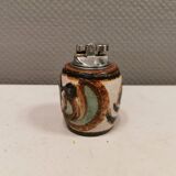 Noomi Backhausen for Søholm table lighter in glazed stoneware. 1960s