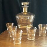 Decanter and glasses - 1950s