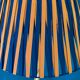 Lampadaire liseuse vintage en rotin