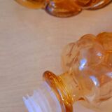 Amber Empoli glass carafe 70s