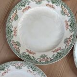 6 flat plates Longwy Bruges