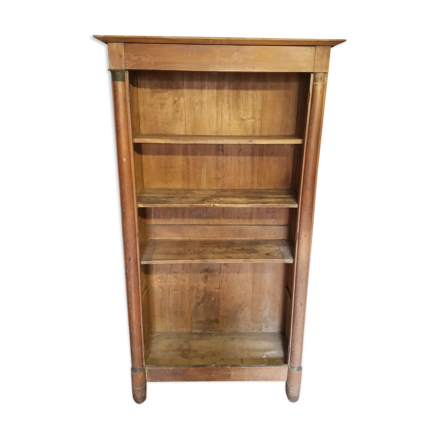 Parisian wardrobe transformed into a library