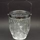 Quality Cut Glass French Vintage Ice Bucket Silver Metal Carry Handle 4507