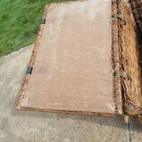 Large wicker rattan trunk 1900