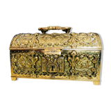 Gilded bronze jewelry chest