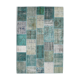 Tapis patchwork vintage vert 300x210cm