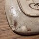 Square ceramic plate – signed Gustave Reynaud (Atelier Ratte)