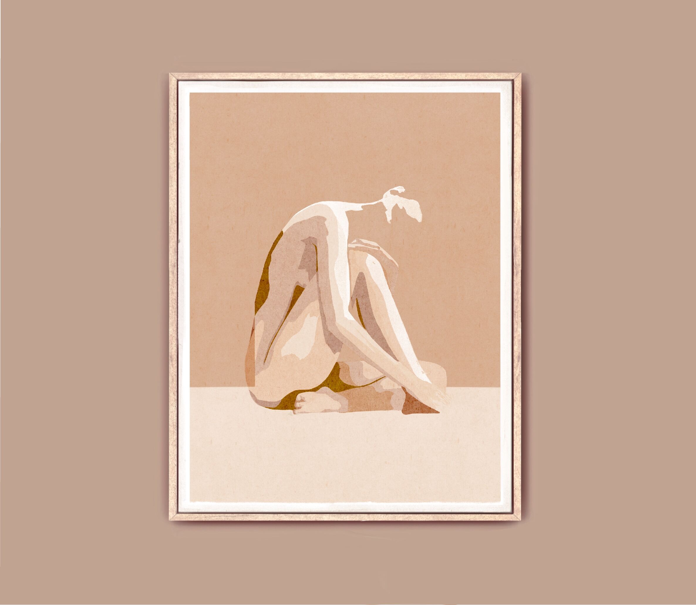 Oeuvre "Nu féminin" - A4