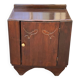 Art Deco bedside table in glossy dark oak