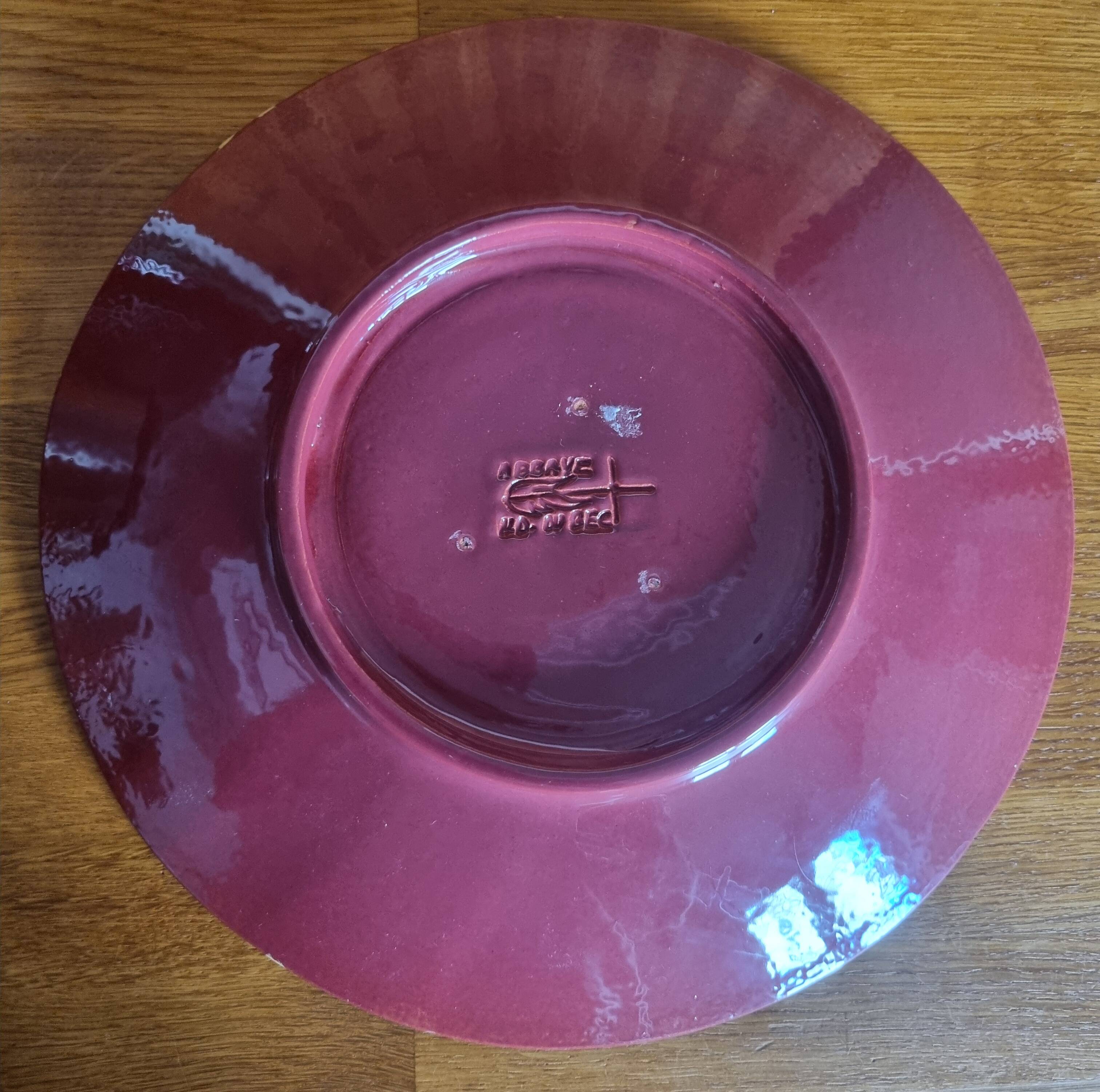 Large ceramic fruit bowl from Notre-Dame du Bec Abbey