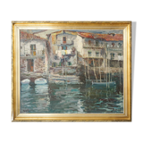 Rincón típico de pasajes san sebastian guipuzcoa - Large Post Impressionist Study