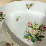 Plat ovale en porcelaine