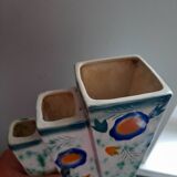 Large Art Deco vase from the 30s, futuristic earthenware