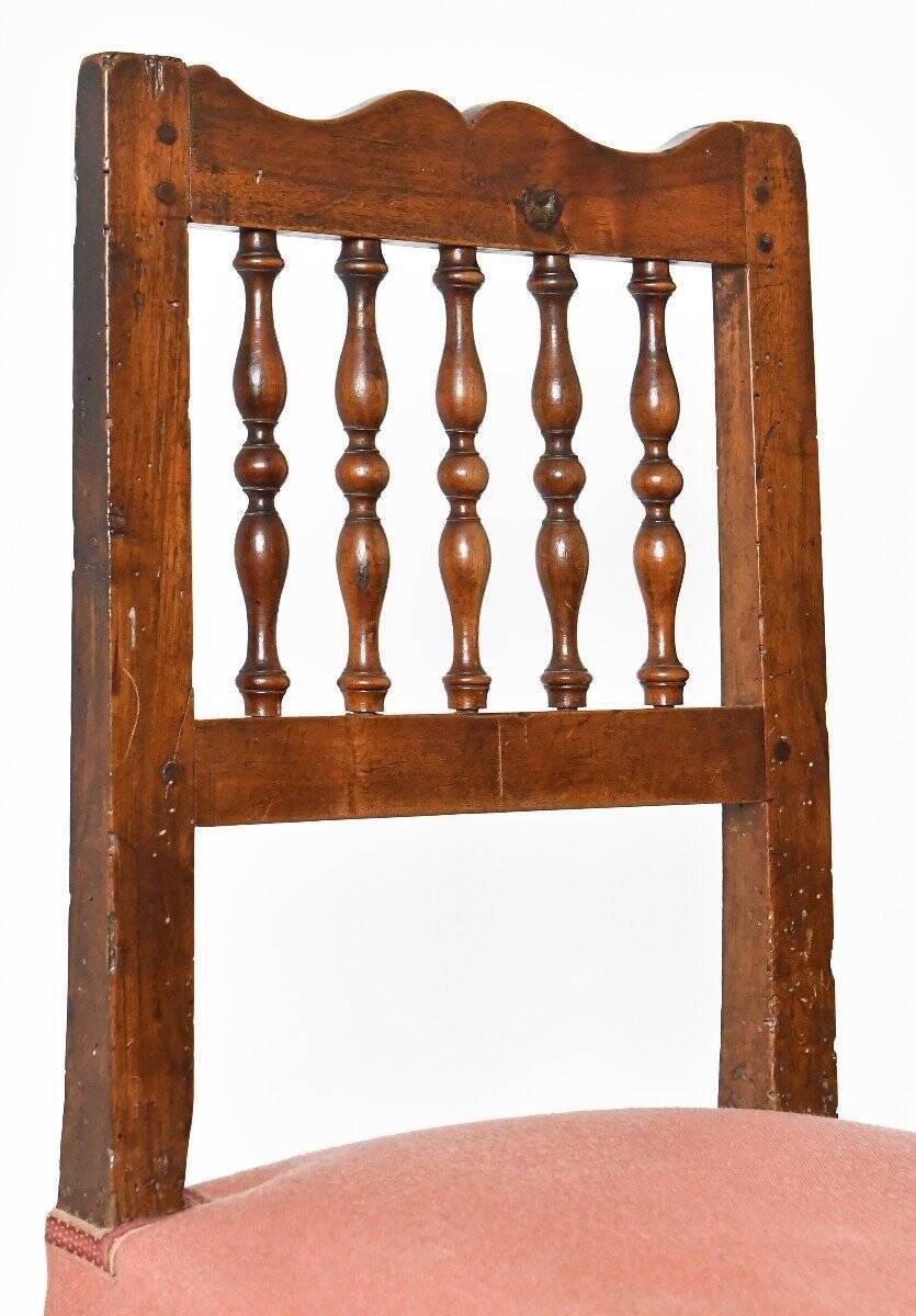 Chaise style Louis XIII