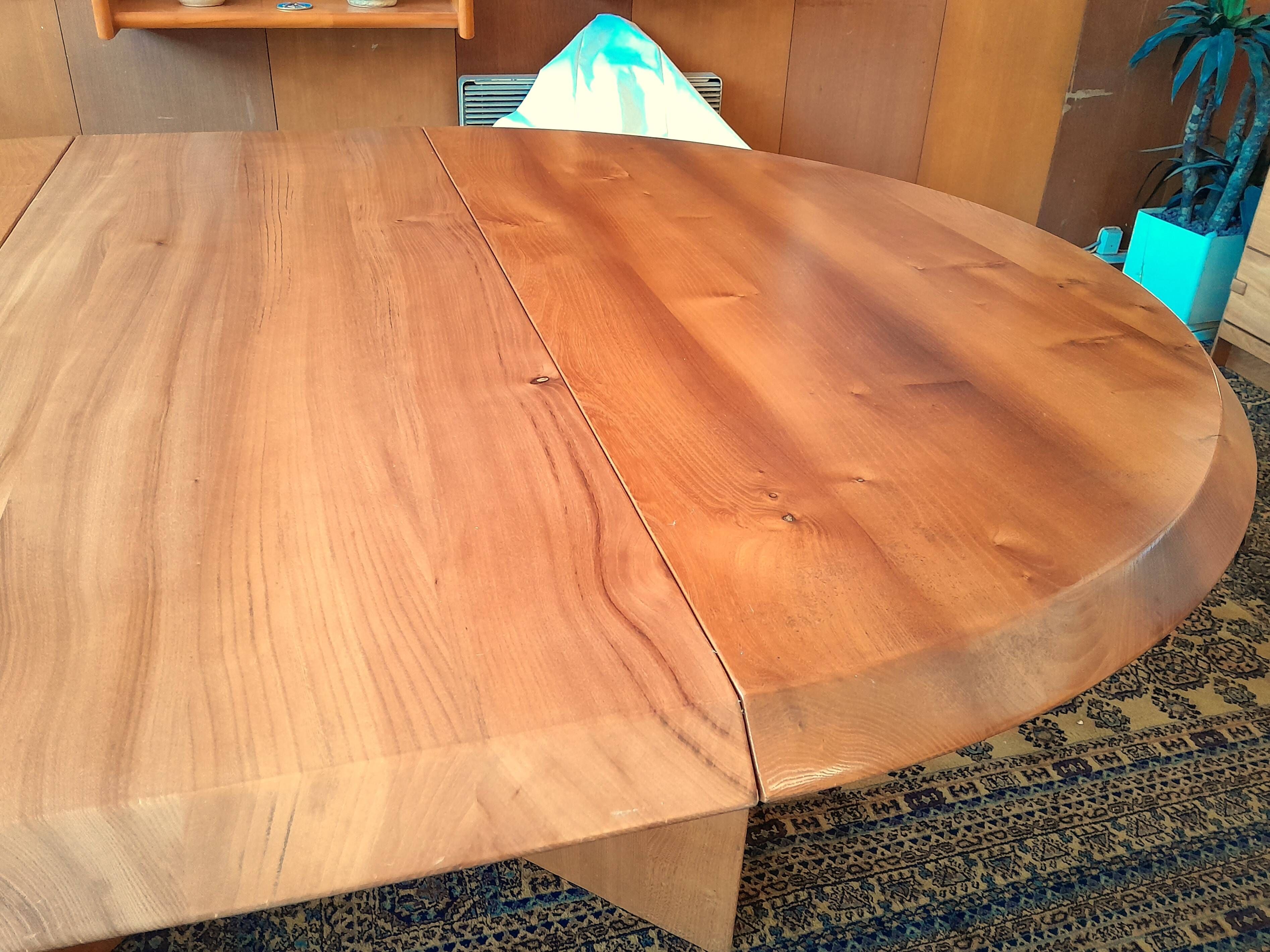 Table & chaises orme Gorgoni pour Roche & Bobois 1970s