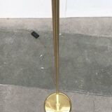 Vintage German floor lamp in Hollywood Regency style made of brass by Doria Leuchten, 1970s.