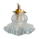 Vintage tulip stroller in transparent and frosted glass
