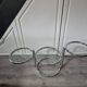 vintage coffee table leitmotiv style design 70 chrome and glass 3 shelves